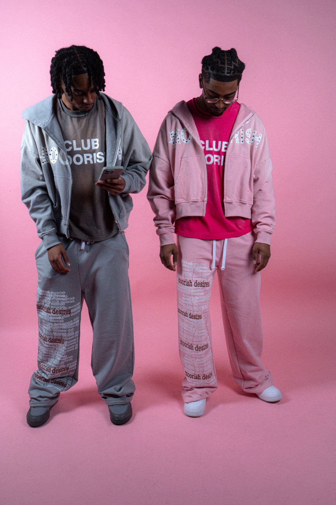 Pink Club Moorish Zip Up