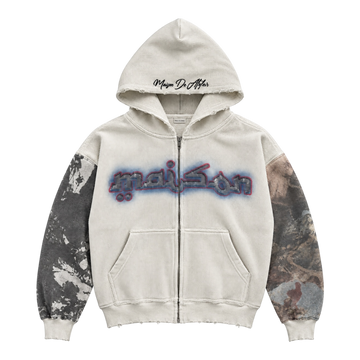 Static Waffle Knit Zip Up