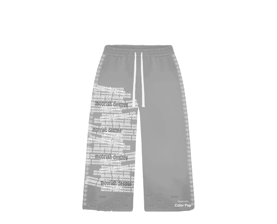 Gray Moorish Desires Sweats