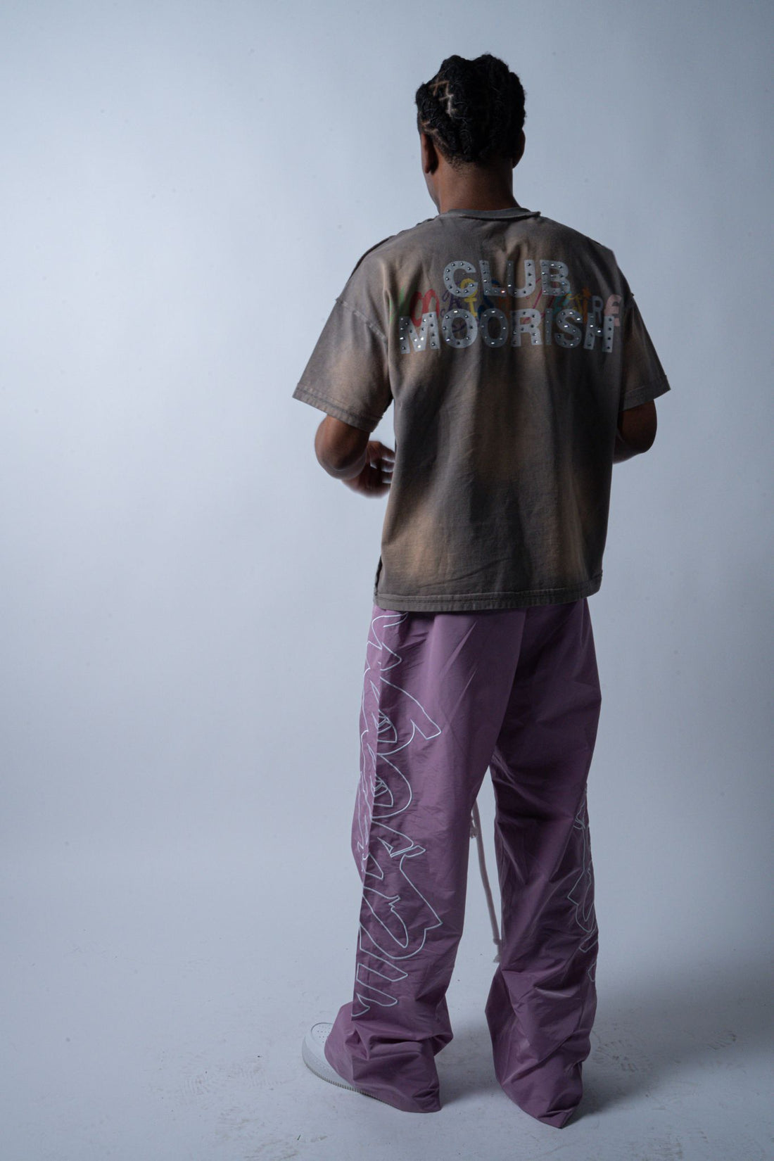 Purple Moorish Graffiti Nylons