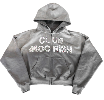 Gray Club Moorish Zip Up